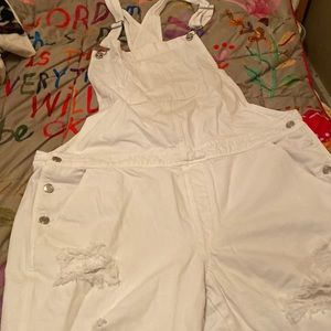 American Eagle XXL White overalls